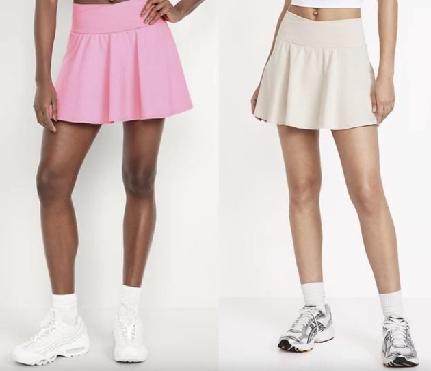 Old Navy Women’s High-Waisted CloudComfy Skort only $14.99, plus more!